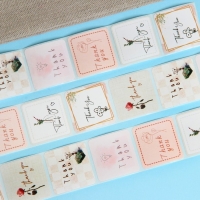 Новый год. Наклейки в рулоне "Искусство", 500 шт, 3,0 х 3,0 см