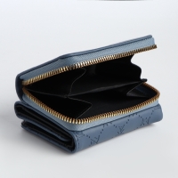 Кошелёк женский на кнопке, цвет синий Кошелёк женский на кнопке, цвет синий