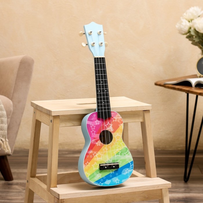 Укулеле сопрано Music Life, звездная радуга Укулеле сопрано Music Life, звездная радуга