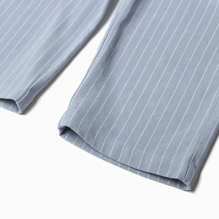 Брюки для девочки KAFTAN "Полоска", размер 30 (98-104 см), голубой