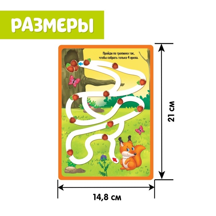 Набор напиши и сотри &laquo;Логические задания&raquo;, 4 года