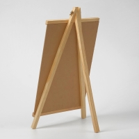 Меловой стенд «На мольберте» 25×48, цвет чёрный Меловой стенд «На мольберте» 25×48, цвет чёрный