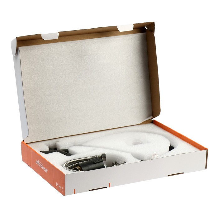 Cмеситель для кухни Accoona A5179FF-13, однорычажный, с выходом для питьевой воды, черный