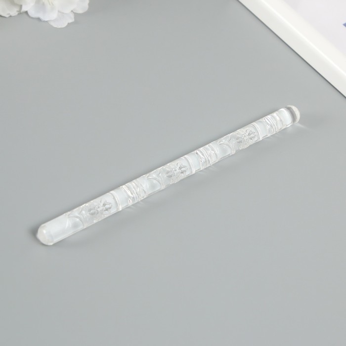 Скалка для творчества акрил Скалка для творчества акрил "Цветок" 16х1 см