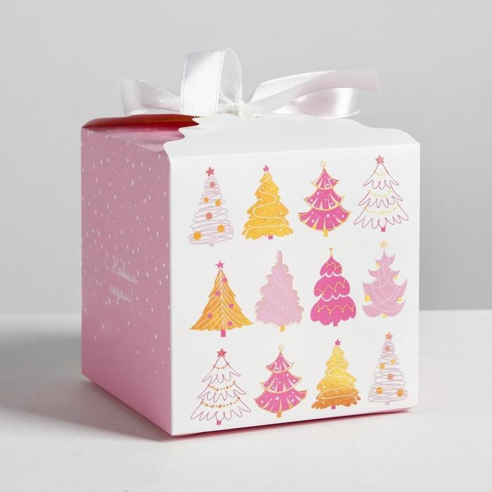 Коробка подарочная новогодняя складная &laquo;Чудеса&raquo;, 12 х 12 х 12 см, Новый год