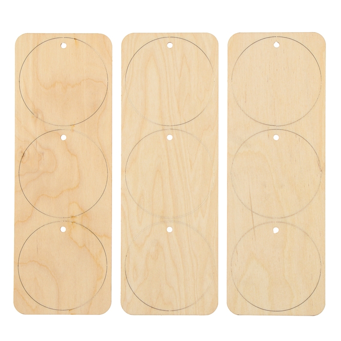 Новогодние заготовки для творчества &laquo;Новый год! Шары&raquo;, с карандашами