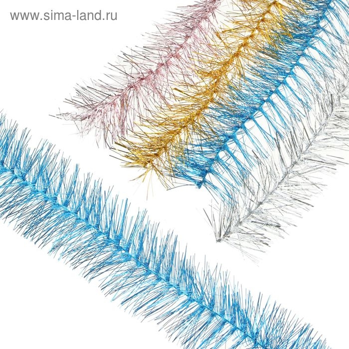 Мишура новогодняя № 16, двойная ,d-45+45мм, 200 см, микс Мишура новогодняя № 16, двойная ,d-45+45мм, 200 см, микс