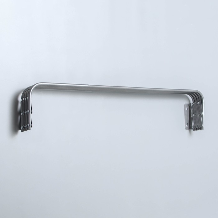 Сушилка для белья настенная, 90 см, цвет серый