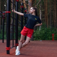 Шорты спортивные ONLYTOP unisex red, р. 52 Шорты спортивные ONLYTOP unisex red, р. 52