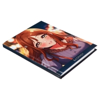 Блокнот А6, 80 листов в клетку "Аниме", твёрдая обложка, глянцевая ламинация, блок офсет Блокнот А6, 80 листов в клетку "Аниме", твёрдая обложка, глянцевая ламинация, блок офсет