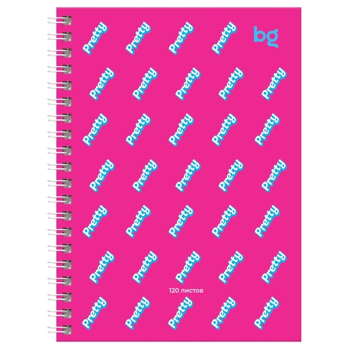 Записная книжка А6, 120 листов в клетку на гребене "Стиль Барби", твердая обложка, матовая ламинация, выборочный лак, МИКС
