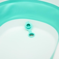 Ванночка детская складная со сливом, 75 см., цвет бирюзовый