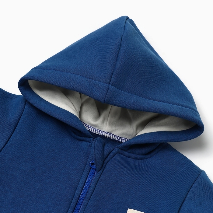 Комбинезон с капюшоном Крошка Я Blueberry  р. 80-86, синий