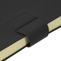 Ежедневник недатированный А5, 136 листов Megapolis Flex smart, обложка искусственная кожа, ляссе, блок 70 г/м2, чёрный Ежедневник недатированный А5, 136 листов Megapolis Flex smart, обложка искусственная кожа, ляссе, блок 70 г/м2, чёрный