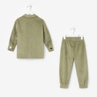 Костюм для девочки KAFTAN "Velvet", размер 38 (146-152), цвет зелёный