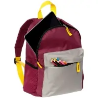 Рюкзак детский Kiddo, бордовый с серым Рюкзак детский Kiddo, бордовый с серым