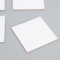 Набор холстов на магните &laquo;Квадрат&raquo;, 7,5 см, 4 шт