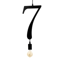 Светильник BayerLux "Цифра 7" E27 40Вт черный 35х20 см Светильник BayerLux "Цифра 7" E27 40Вт черный 35х20 см