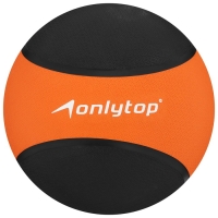 Медицинбол ONLYTOP, 3 кг, цвет оранжевый Медицинбол ONLYTOP, 3 кг, цвет оранжевый