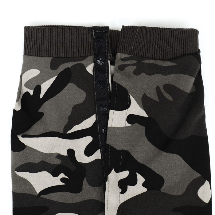 Попона послеоперационная, хлопок, размер L (ДС 41, ОГ 46-58 см, вес 15-30 кг), камуфляж