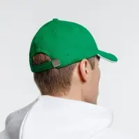 Бейсболка Spiker, зеленая с белым