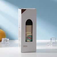 Бутылка для воды стеклянная в чехле «Дино», 300 мл, h=17 см, рисунок МИКС Бутылка для воды стеклянная в чехле «Дино», 300 мл, h=17 см, рисунок МИКС