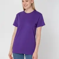 Футболка унисекс T-bolka 160, фиолетовая, размер XXXL