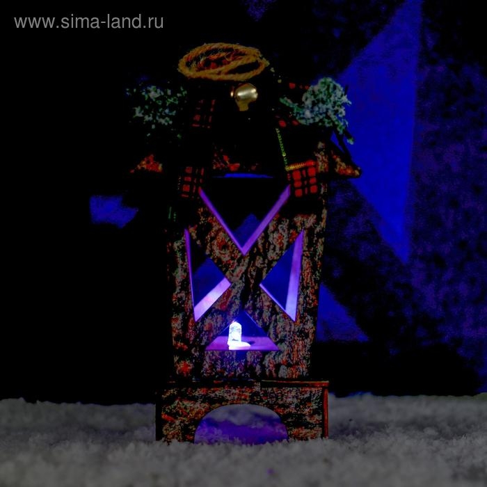 Новогодний декор с подсветкой «Сказка» 8,5х8,5х16 см Новогодний декор с подсветкой «Сказка» 8,5х8,5х16 см