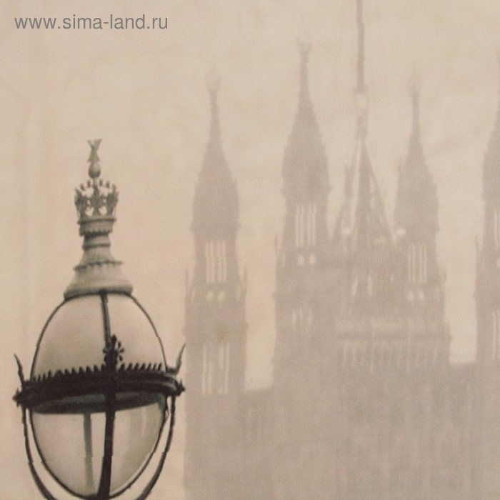 Комплект штор Улицы Лондона 150х270&plusmn;10см, 2шт, габардин, п/э 100%