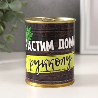 Растущий подарок травка "Растим дома рукколу" Растущий подарок травка "Растим дома рукколу"