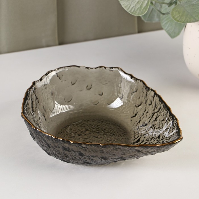 Салатник стеклянный фигурный &laquo;Ракушка&raquo;, 270 л, 17,7&times;12,7&times;4,8 см