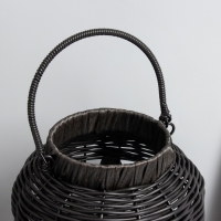 Настольная лампа "Арона" Е27 15Вт черный 21х21х30 см RISALUX