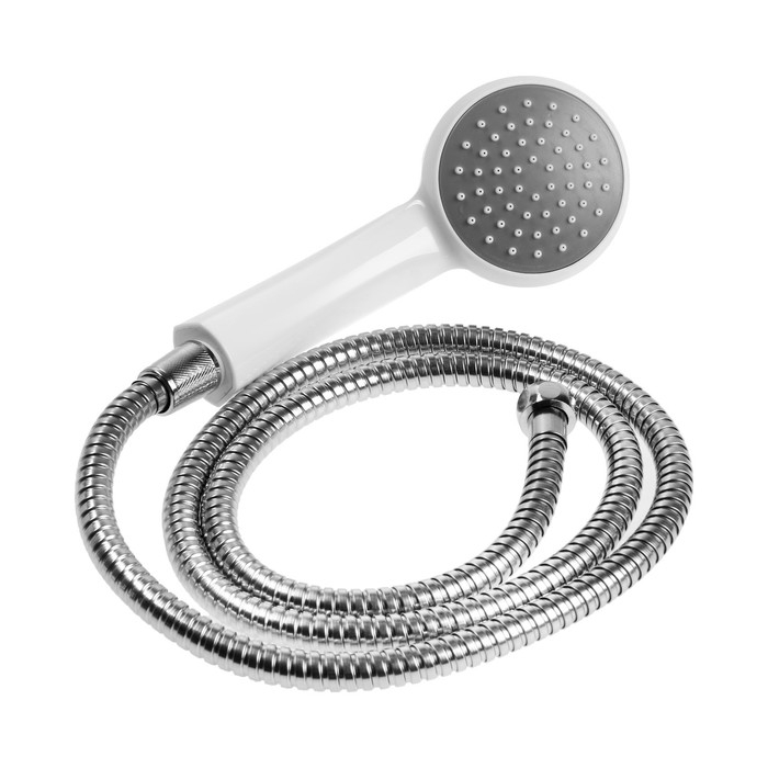 Смеситель для ванны ZEIN Z2746, излив 13 см, картридж 35 мм, с душевым набором, белый Смеситель для ванны ZEIN Z2746, излив 13 см, картридж 35 мм, с душевым набором, белый