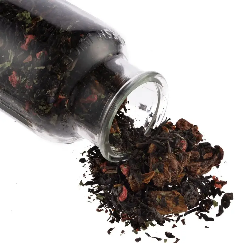 Чай &laquo;Сокочай&raquo;, черный с ананасом, клубникой и мятой