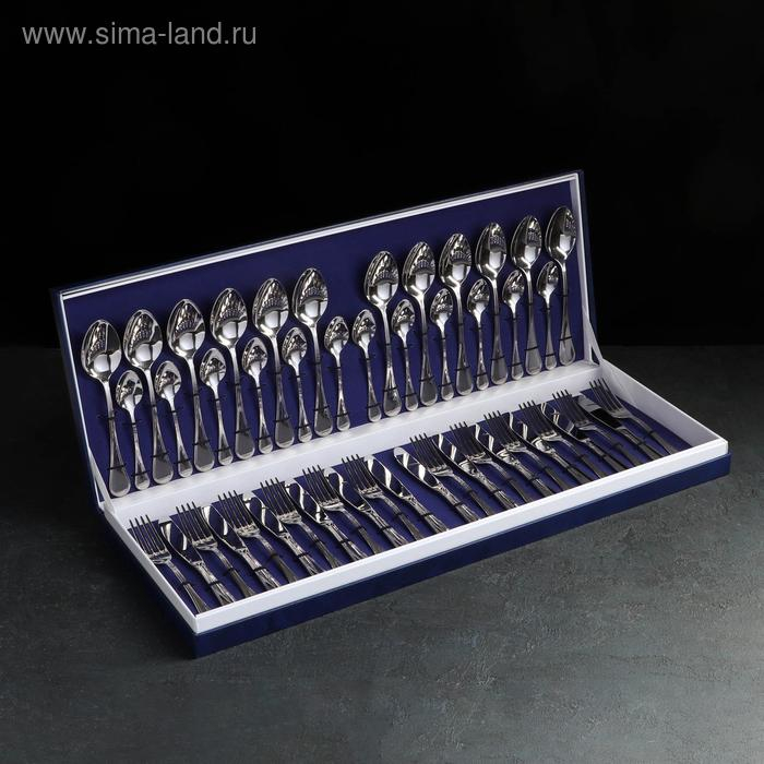 Набор столовый «Соната» («Империал»), 48 предметов, толщина 2 мм, декоративная коробка Набор столовый «Соната» («Империал»), 48 предметов, толщина 2 мм, декоративная коробка