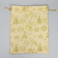 Мешочек подарочный парча «Подарок от сердца», 30 х 40 см +/- 1.5 см, Новый год Мешочек подарочный парча «Подарок от сердца», 30 х 40 см +/- 1.5 см, Новый год