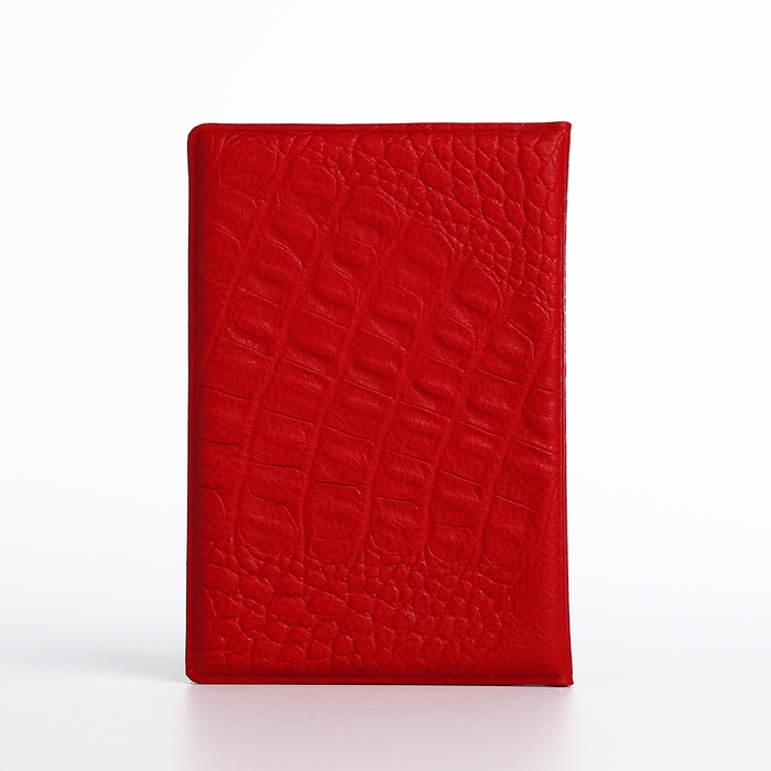 Обложка для паспорта, цвет красный