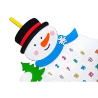 Коврик-пазл «Адвент-календарь. Снеговик» Коврик-пазл «Адвент-календарь. Снеговик»