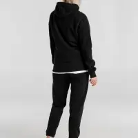 Толстовка с капюшоном унисекс King, черная, размер M