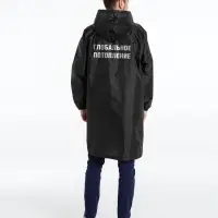 Дождевик &laquo;Глобальное потопление&raquo;, черный, размер M