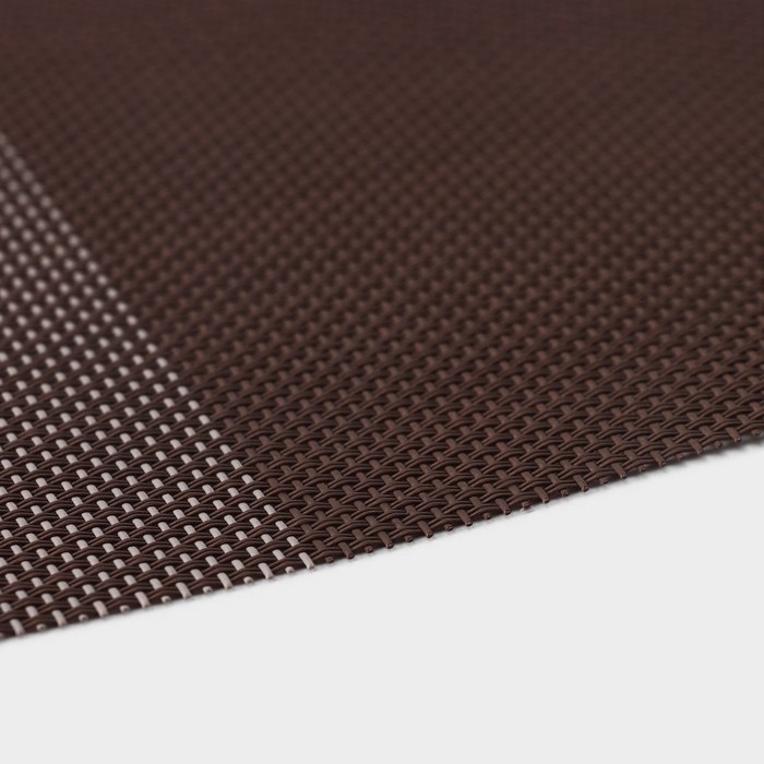 Салфетка сервировочная на стол «Настроение», 45×30 см, цвет коричневый Салфетка сервировочная на стол «Настроение», 45×30 см, цвет коричневый