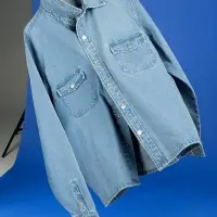 Куртка джинсовая O3, голубая, размер XS/S