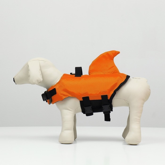 Спасательный жилет Спасательный жилет "Акула" для собак 9-23 кг, размер M (ДС 30, ОГ 41-52, ОШ 40-48 см)