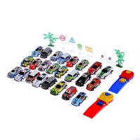 Игровой набор &laquo;Город&raquo;, 24 металлические машинки с запуском и игровое поле
