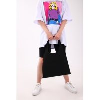 Шопер мешок, 40×35см, черная Шопер мешок, 40×35см, черная