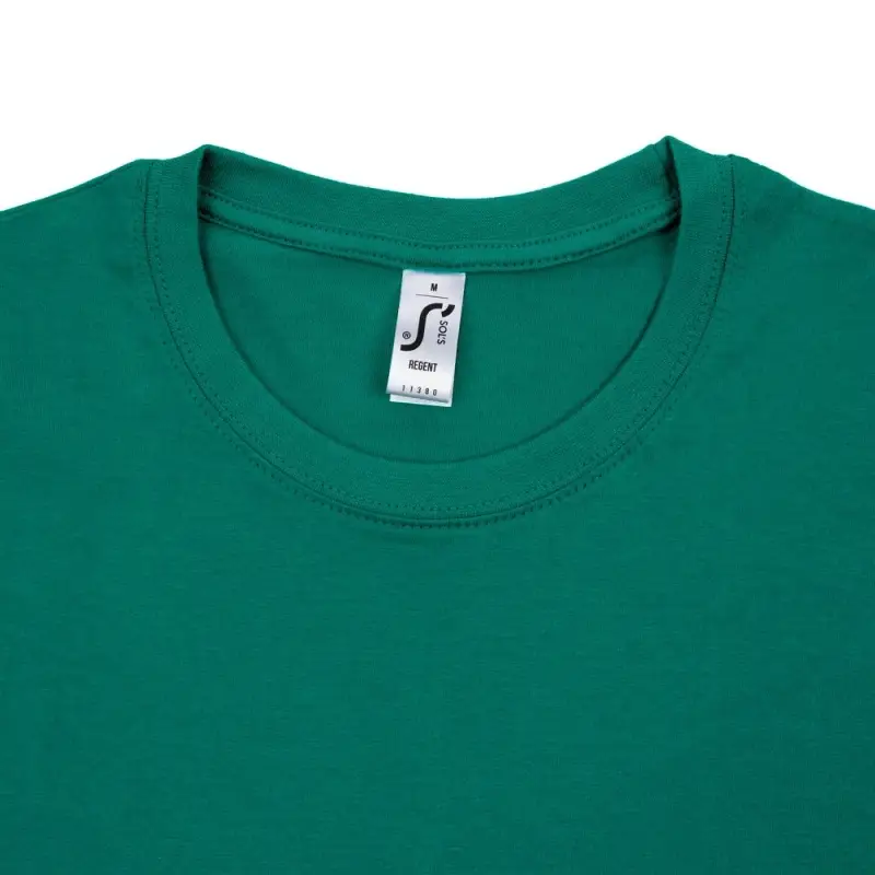 Футболка Regent 150 зеленая (изумрудная), размер XS