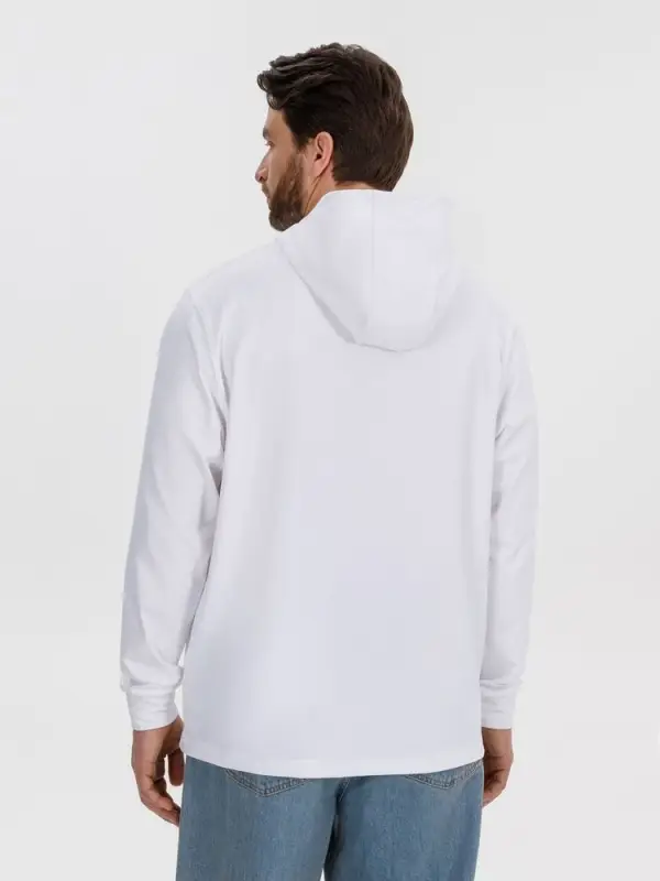 Худи унисекс Morfiss, белое, размер XS/S