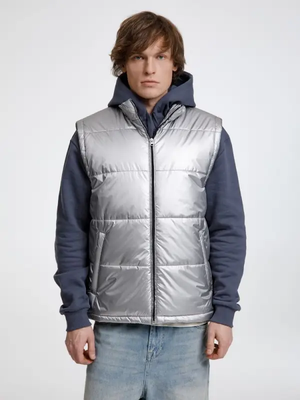 Жилет Kama серебристый, размер S