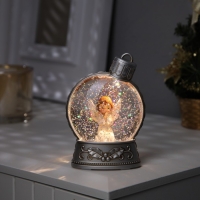 Светодиодная фигура &laquo;Ангел&raquo; 8.5 &times; 13.5 &times; 4 см, пластик, батарейки АААх2 (не в комплекте), свечение тёплое белое