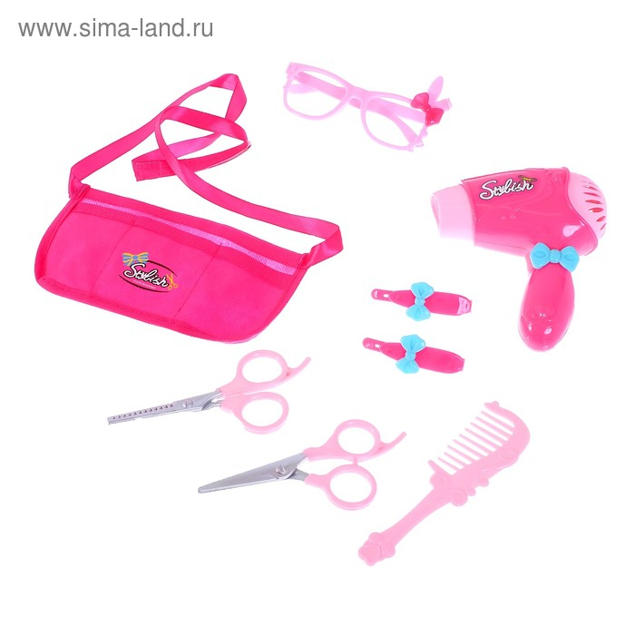 Игровой набор парикмахера &laquo;Причёски для принцессы&raquo;, в чемодане